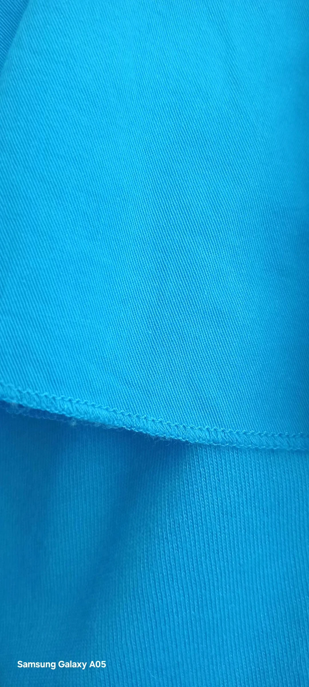 Top cropped azul raro - 100% algodão, com babados – photo 6